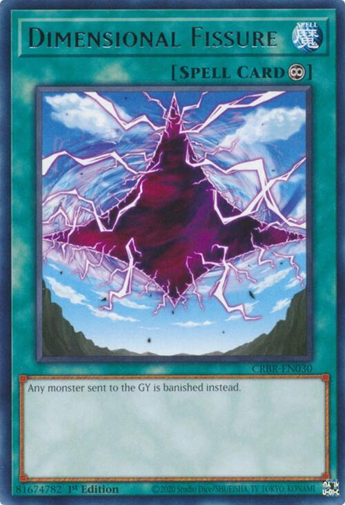 Dimensional Fissure - CRBR-EN030 - Rare - 1st Edition